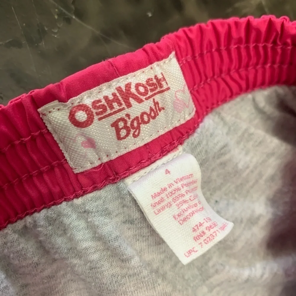 OSHKOSH B’gosh Girls size 4 Athletic pants pink